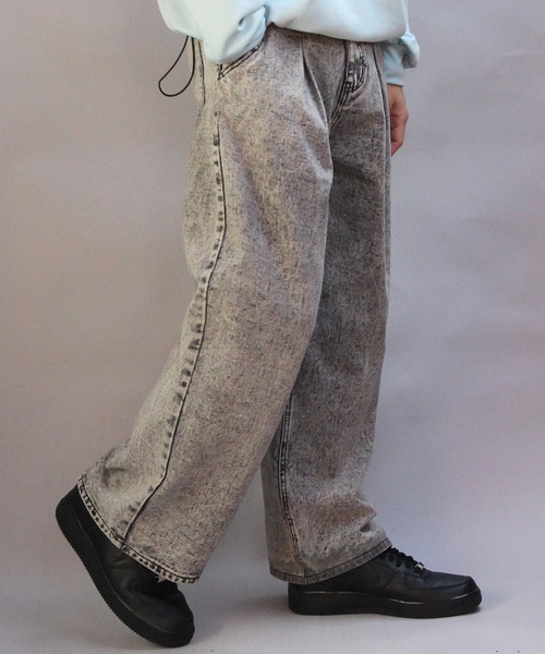 ８(eight)（エイト）の「デニムワイドパンツ（デニムパンツ・メンズ・ブルー系その他/ブラック系その他3/ブルー系その他2/ブラック系その他/ブラック系その他2・SMALL/MEDIUM/LARGE）」の14枚目の写真