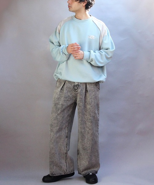 ８(eight)（エイト）の「デニムワイドパンツ（デニムパンツ・メンズ・ブルー系その他/ブラック系その他3/ブルー系その他2/ブラック系その他/ブラック系その他2・SMALL/MEDIUM/LARGE）」の22枚目の写真