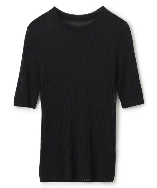 uncrave(アンクレイヴ)の「ラスターシアーニット ワイドリブトップス(ニット/セーター・レディース・ピンク系/ブラック系/ホワイト系・1/2)」の17枚目の写真