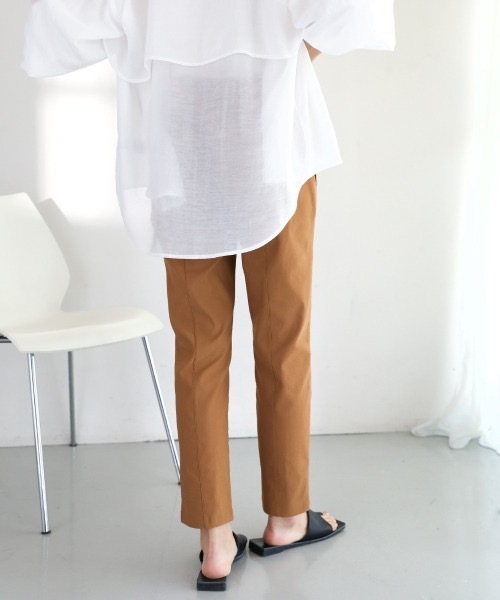 Bou Jeloud(ブージュルード)の「【34-42サイズ展開】UVカットHAKIYASEストレッチパンツ(その他パンツ・レディース・ホワイト/グリーン/ブラック/チェック/キャメル/イエロー/カーキ・SMALL/X-SMALL/X-LARGE)」の18枚目の写真