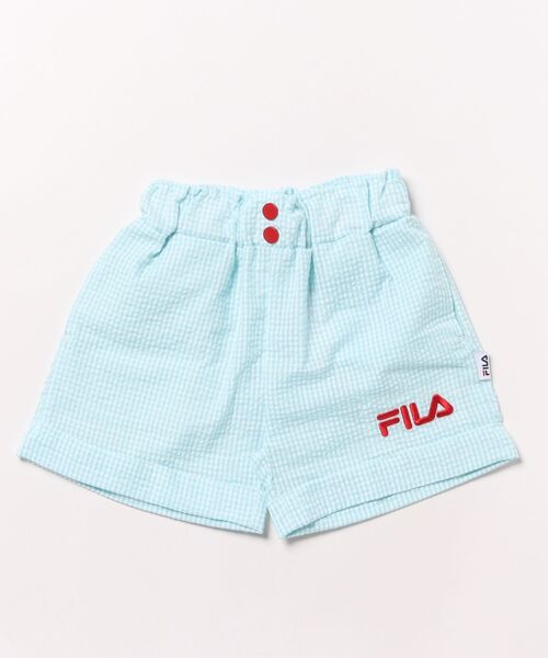 No.531 FILA 夏色ブルーのボールドットショートパンツ
