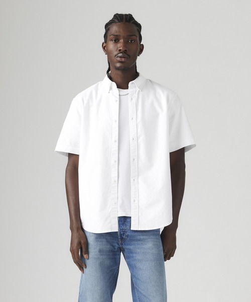 Levi's(リーバイス)の「Levi's/リーバイス オーセンティック ボタンダウンシャツ(シャツ/ブラウス・メンズ・ホワイト・XL/L/M/S)」の2枚目の写真