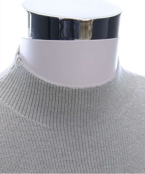 CLEAR BASIC（クリアベーシック）の「パール付きペプラムニットトップス[オフィスカジュアル フェミニン 上品]≪再入荷≫（ニット/セーター・レディース・ピンク/ライトグレー/サックスブルー/アイボリー・F）」の15枚目の写真