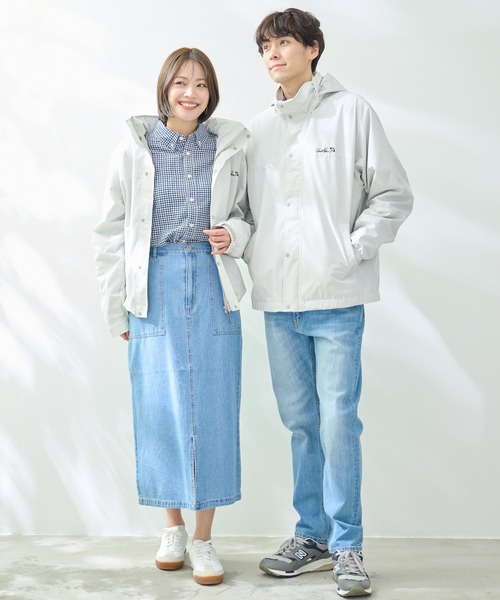 Arnold Palmer（アーノルドパーマー）の「アンブレラスペック シェア トラックジャケット（ブルゾン・レディース・アイボリー/ブラック/ライトグリーン・LL/L/M/S/XS）」の4枚目の写真