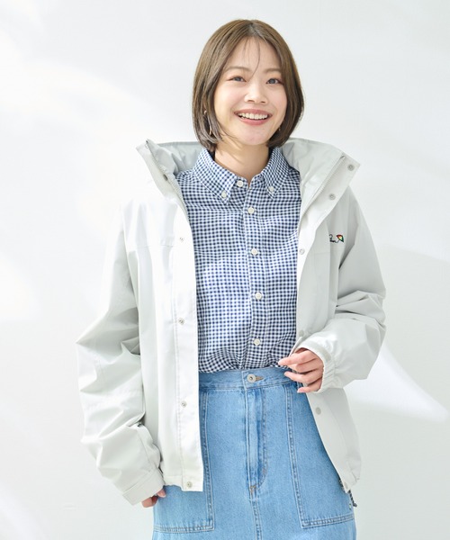 Arnold Palmer（アーノルドパーマー）の「アンブレラスペック シェア トラックジャケット（ブルゾン・レディース・アイボリー/ブラック/ライトグリーン・LL/L/M/S/XS）」の9枚目の写真