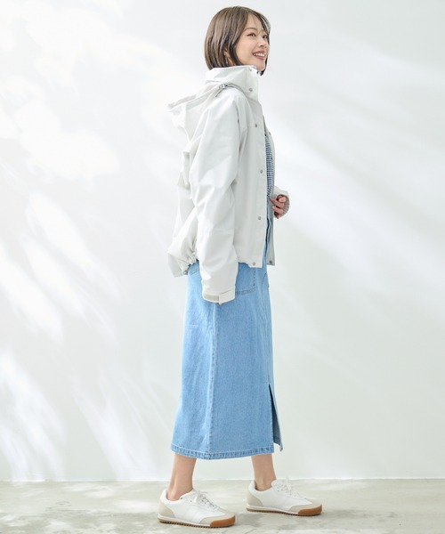 Arnold Palmer（アーノルドパーマー）の「アンブレラスペック シェア トラックジャケット（ブルゾン・レディース・アイボリー/ブラック/ライトグリーン・LL/L/M/S/XS）」の10枚目の写真