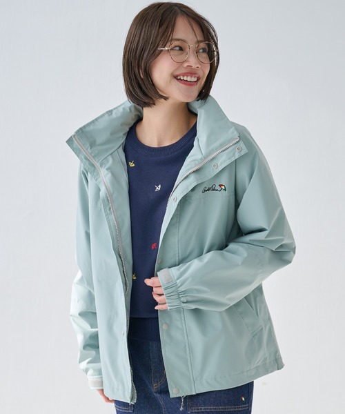 Arnold Palmer（アーノルドパーマー）の「アンブレラスペック シェア トラックジャケット（ブルゾン・レディース・アイボリー/ブラック/ライトグリーン・LL/L/M/S/XS）」の19枚目の写真