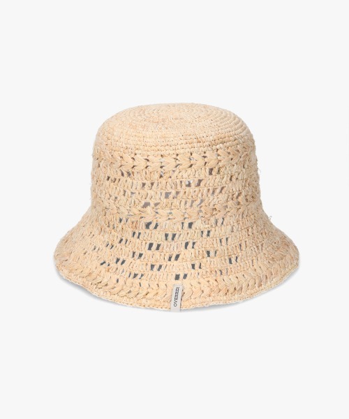 OVERRIDE（オーバーライド）の「OVERRIDE  RAFFIA CROCHET HAT SG / オーバーライド（ハット・レディース・ナチュラル/オレンジ/グリーン・M/57.5cm）」の21枚目の写真