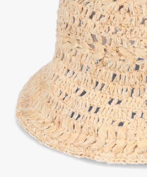 HA1282 OVERRIDE RAFFIA クロシェット MANISH 帽子 HA1282 OVERRIDE RAFFIA クロシェット MANISH 帽子 - メルカリ