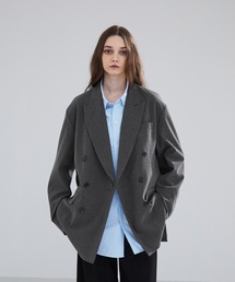 LUENNA | 【LUENNA】Oversized Double Breasted Jacket / オーバーサイズ ダブルブレステッド ジャケット(テーラードジャケット)