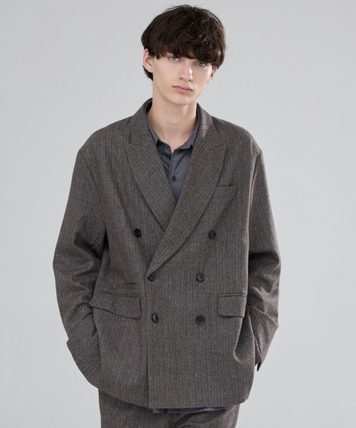 LUENNA】Oversized Double Breasted Jacket / オーバーサイズ