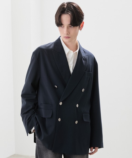 LUENNA】Oversized Double Breasted Jacket / オーバーサイズ ダブル