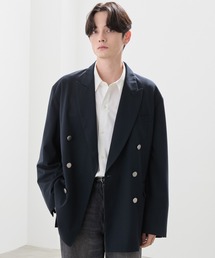 LUENNA（ルエナ）の「【LUENNA】Oversized Double Breasted Jacket / オーバーサイズ ダブルブレステッド ジャケット（セットアップ対応）（テーラードジャケット）」