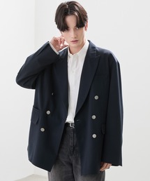 LUENNA（ルエナ）の「【LUENNA】Oversized Double Breasted Jacket / オーバーサイズ ダブルブレステッド ジャケット（セットアップ対応）（テーラードジャケット）」