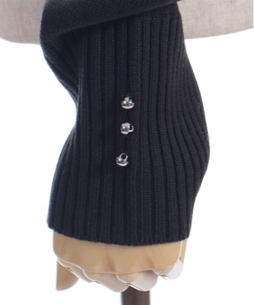 axes femme（アクシーズファム）の「ジップ付ステッチショートカーディガン（カーディガン/ボレロ・レディース・ラベンダー/ブラック/ホワイト・FREE）」の18枚目の写真