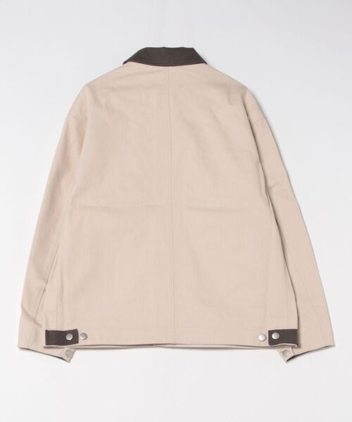 nemne store(ネンネストア)の「【keel】衿ソデ異素材カバーオール(カバーオール・レディース・アイボリー/ピンク系・MEDIUM/SMALL)」の6枚目の写真