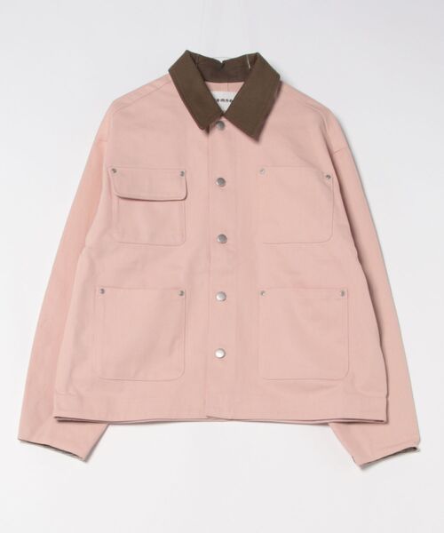 nemne store(ネンネストア)の「【keel】衿ソデ異素材カバーオール(カバーオール・レディース・アイボリー/ピンク系・MEDIUM/SMALL)」の10枚目の写真