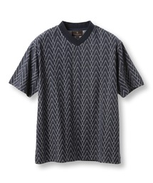 MEN'S BIGI | リンクスジャガードVネックTEE(Tシャツ/カットソー)