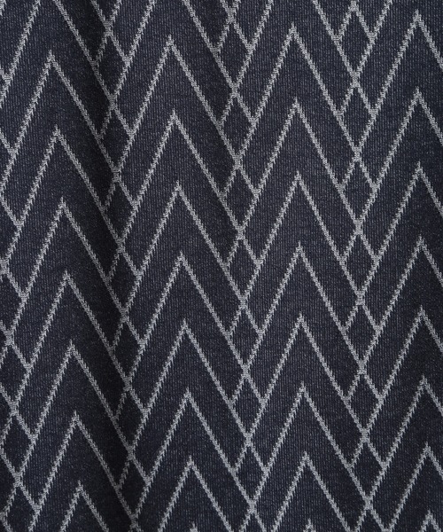 MEN'S BIGI(メンズビギ)の「リンクスジャガードVネックTEE(Tシャツ/カットソー・メンズ・ネイビー/ブラック・03/02/04)」の13枚目の写真