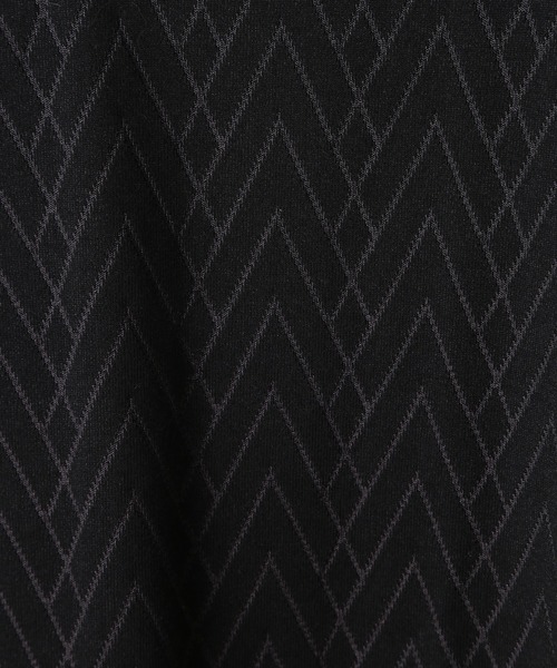 MEN'S BIGI(メンズビギ)の「リンクスジャガードVネックTEE(Tシャツ/カットソー・メンズ・ネイビー/ブラック・03/02/04)」の14枚目の写真