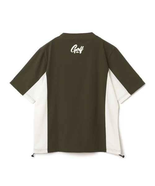 別注】ELECTRIC GOLF / サイドメッシュ モックネックシャツ（T