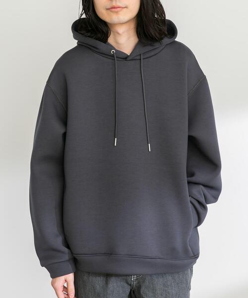 URBAN RESEARCH Sonny Label(アーバンリサーチサニーレーベル)の「ダンボールニットプルオーバーパーカー(パーカー・メンズ・チャコールグレー/ネイビー/グレー系その他・MEDIUM/LARGE/X-LARGE)」の17枚目の写真