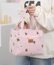 Mignonjour（ミニョンジュール）の「FReePLACe/くま ランチ トートバッグ X12408（トートバッグ）」