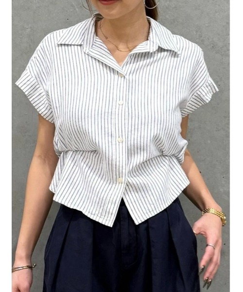 ブラウス シャツ リネン混クロップドドルマンシャツ レディース URBAN RESEARCH Sonny Label ブラウス シャツ リネン混