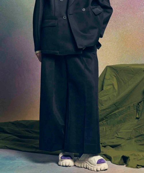 UNISEX》【LIMITED EDITION】Prime-Wide One-Tuck Baggy Pants