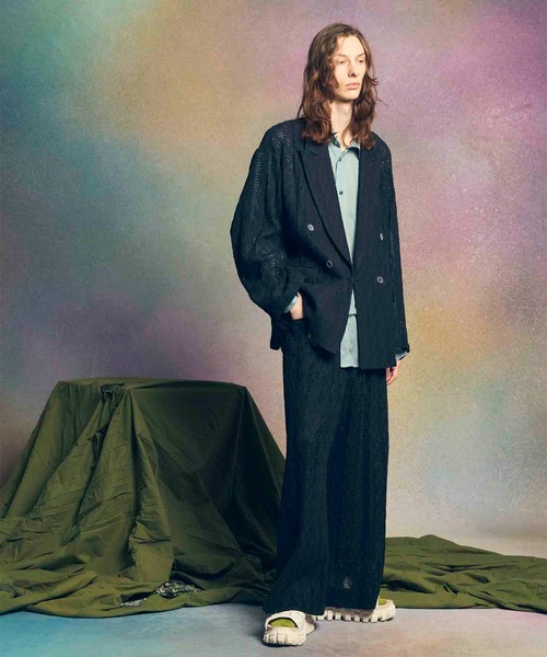 MAISON SPECIAL(メゾンスペシャル)の「《UNISEX》【LIMITED EDITION】Prime-Wide One-Tuck Baggy Pants/プライムワイドワンタックバギーパンツ【MAISON SPECIAL/メゾンスペシャル】(スラックス・メンズ・ラベンダー/その他1/その他2/その他3/ライトグレー/アイボリー/ブラック/ダークブラック/グレー/チャコールグレー/その他4・0/1)」の15枚目の写真