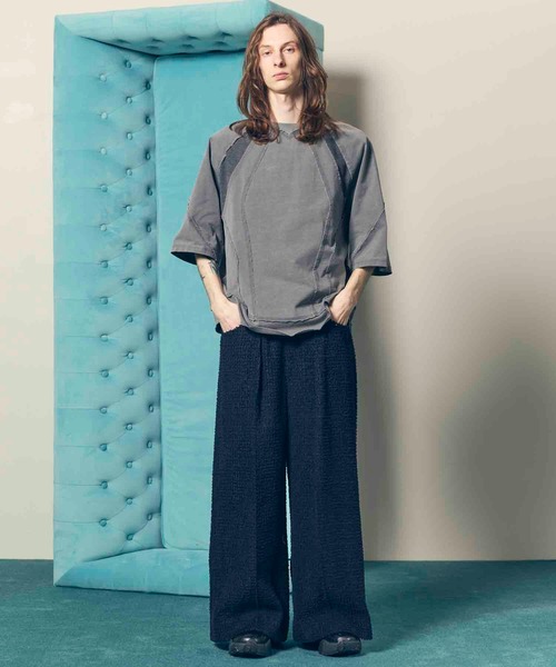 MAISON SPECIAL(メゾンスペシャル)の「《UNISEX》【LIMITED EDITION】Prime-Wide One-Tuck Baggy Pants/プライムワイドワンタックバギーパンツ【MAISON SPECIAL/メゾンスペシャル】(スラックス・メンズ・ラベンダー/その他1/その他2/その他3/ライトグレー/アイボリー/ブラック/ダークブラック/グレー/チャコールグレー/その他4・0/1)」の19枚目の写真