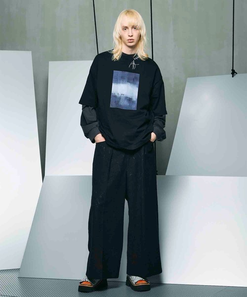 MAISON SPECIAL(メゾンスペシャル)の「《UNISEX》【LIMITED EDITION】Prime-Wide One-Tuck Baggy Pants/プライムワイドワンタックバギーパンツ【MAISON SPECIAL/メゾンスペシャル】(スラックス・メンズ・ラベンダー/その他1/その他2/その他3/ライトグレー/アイボリー/ブラック/ダークブラック/グレー/チャコールグレー/その他4・0/1)」の17枚目の写真