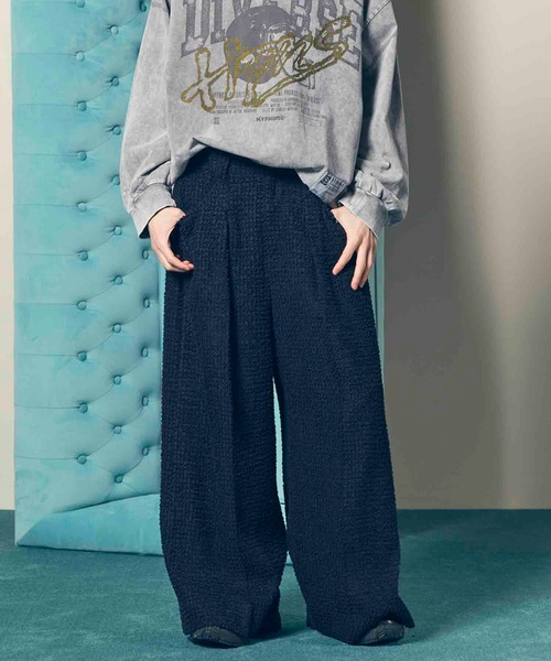MAISON SPECIAL(メゾンスペシャル)の「《UNISEX》【LIMITED EDITION】Prime-Wide One-Tuck Baggy Pants/プライムワイドワンタックバギーパンツ【MAISON SPECIAL/メゾンスペシャル】(スラックス・メンズ・ラベンダー/その他1/その他2/その他3/ライトグレー/アイボリー/ブラック/ダークブラック/グレー/チャコールグレー/その他4・0/1)」の22枚目の写真
