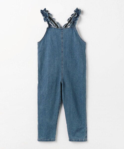 green label relaxing（グリーンレーベルリラクシング）の「【別注】＜Pluckys＞サロペット（デニム） / キッズ  100cm-130cm（サロペット/オーバーオール・キッズ・コバルトブルー・110cm/120cm/100cm/130cm）」の4枚目の写真