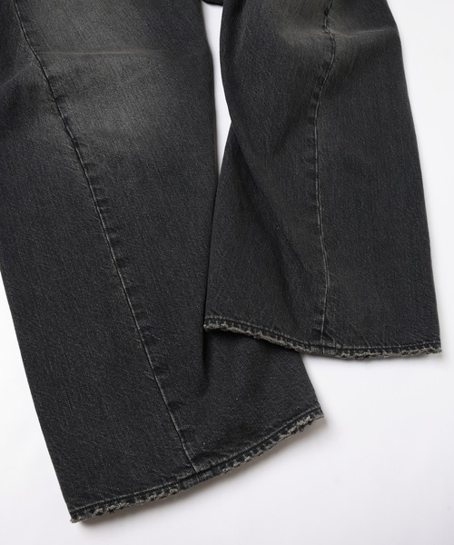 Jieda(ジエダ)の「USED 3D CUTTING DENIM PANTS(デニムパンツ・メンズ・インディゴブルー/ブラック・2/1)」の12枚目の写真