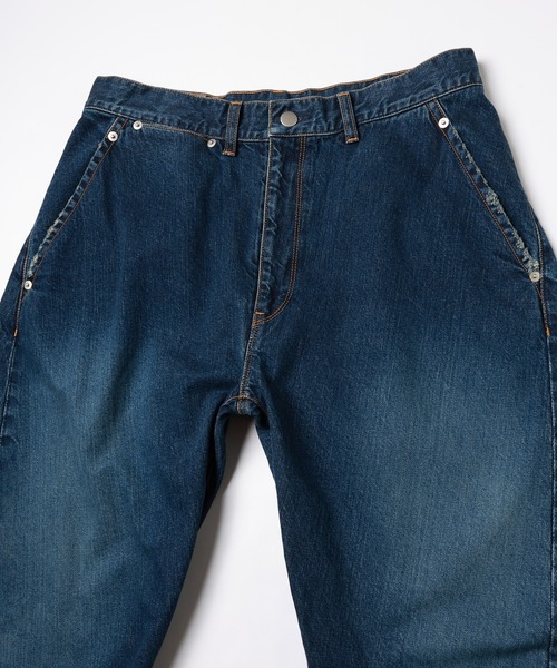 Jieda(ジエダ)の「USED 3D CUTTING DENIM PANTS(デニムパンツ・メンズ・インディゴブルー/ブラック・2/1)」の14枚目の写真