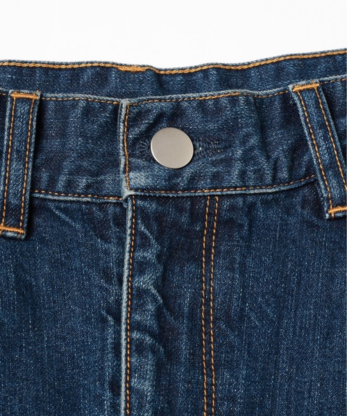 Jieda(ジエダ)の「USED 3D CUTTING DENIM PANTS(デニムパンツ・メンズ・インディゴブルー/ブラック・2/1)」の15枚目の写真