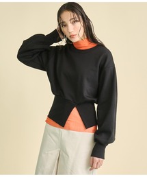 Settimissimo（セッティミッシモ）の「裏毛 バックオープン デザイン プルオーバー（スウェット）」