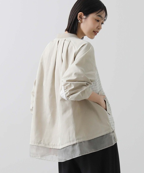 即購入OK新品タグ付グレディブリリアン黒ツィードMAー1ブルゾン Gready Brilliant ma1 ma-1 ボイルMA−1 レディース