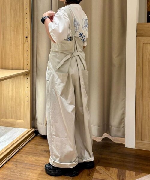 セール】ワンショルダーラップサロペット【SUM1 STYLE(スミ