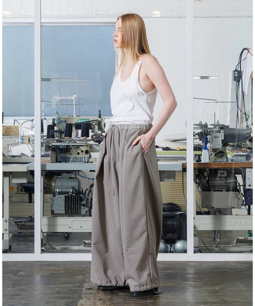 VOAAOV(ヴォアーブ)の「【VOAAOV】 MELANGE LINEN LIKE PANTS(その他パンツ・メンズ・グレー/チャコールグレー・1/2/0)」の18枚目の写真