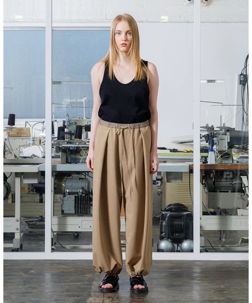 VOAAOV(ヴォアーブ)の「【VOAAOV】 MELANGE LINEN LIKE PANTS(その他パンツ・メンズ・グレー/チャコールグレー・1/2/0)」の19枚目の写真