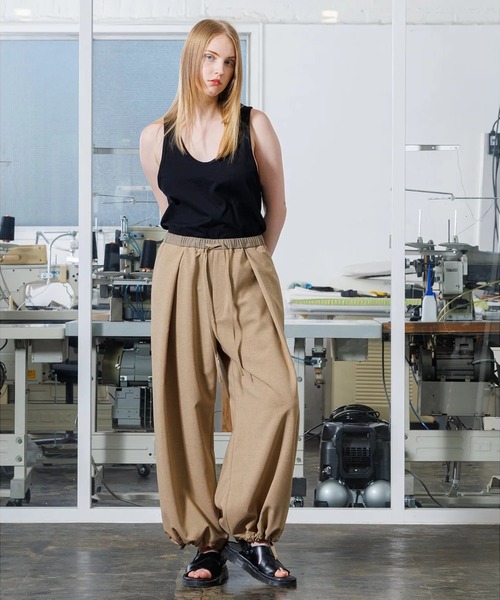 VOAAOV(ヴォアーブ)の「【VOAAOV】 MELANGE LINEN LIKE PANTS(その他パンツ・メンズ・グレー/チャコールグレー・1/2/0)」の20枚目の写真