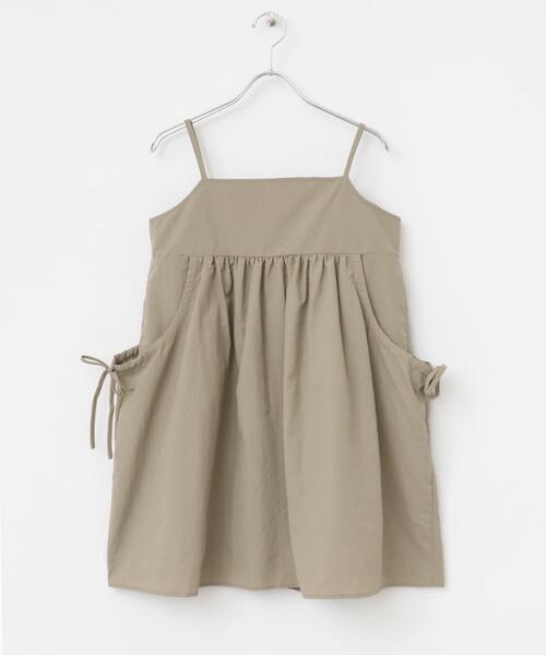 ITEMS URBANRESEARCH（アイテムズ アーバンリサーチ）の「ポケットギャザーキャミ（キャミソール・レディース・チャコールグレー/ベージュ・FREE）」の7枚目の写真