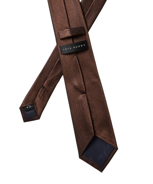 TETE HOMME（テットオム）の「バーティカルシルクネクタイ（ネクタイ・メンズ・ブルー系1/ブルー系2/パープル/ブルー系3/ブラック/グレー/ブラウン/ベージュ/ネイビー/シルバーグレー・FREE）」の14枚目の写真
