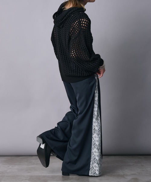 Ellno Loset（エルノロゼット）の「メッシュフーディ（パーカー・メンズ・ブラック/グレー/ブルー系その他・SMALL/MEDIUM/LARGE）」の18枚目の写真