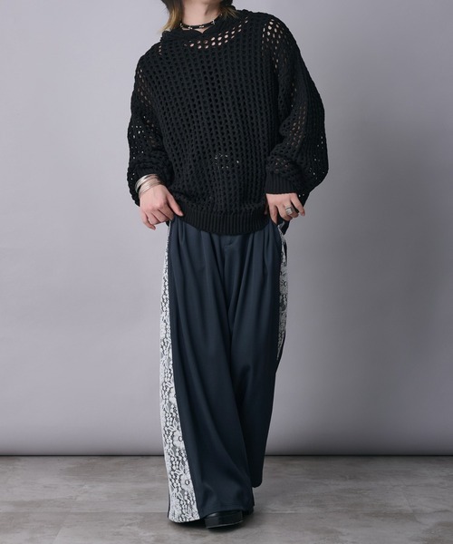 Ellno Loset（エルノロゼット）の「メッシュフーディ（パーカー・メンズ・ブラック/グレー/ブルー系その他・SMALL/MEDIUM/LARGE）」の16枚目の写真