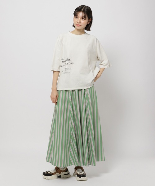 tシャツ ミニ裏毛刺繍ロゴプルオーバー レディース セール】ミニ裏毛ロゴプルオーバー（Tシャツ/カットソー）｜niko