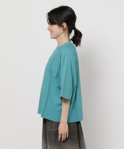 tシャツ ミニ裏毛刺繍ロゴプルオーバー レディース セール】ミニ裏毛ロゴプルオーバー（Tシャツ/カットソー）｜niko
