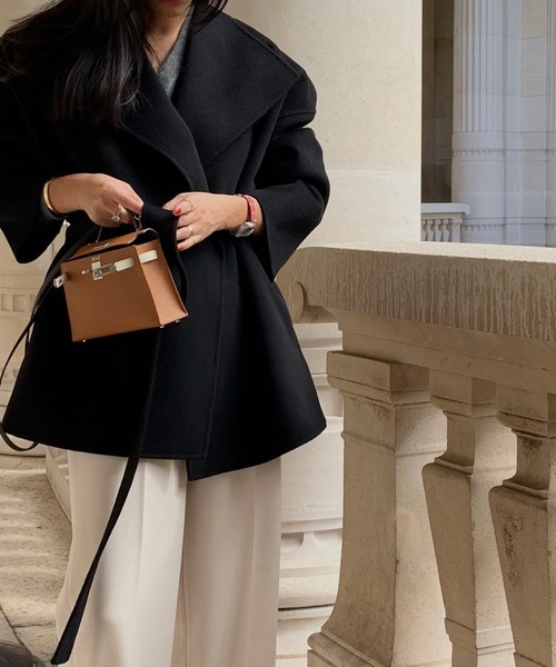 Mela（メラ）の「ワイドカラーコート（その他アウター）」 - WEAR